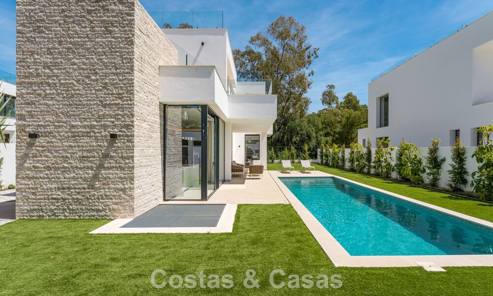 Luxury modern designer villa with swimming pool for sale on the New Golden Mile, Close to San Pedro - Marbella 802802