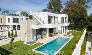 Luxury modern designer villa with swimming pool for sale on the New Golden Mile, Close to San Pedro - Marbella 802811 