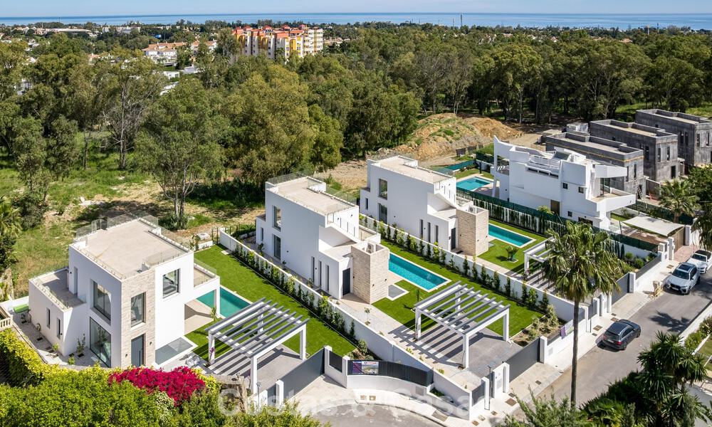 Luxury modern designer villa with swimming pool for sale on the New Golden Mile, Close to San Pedro - Marbella 802812