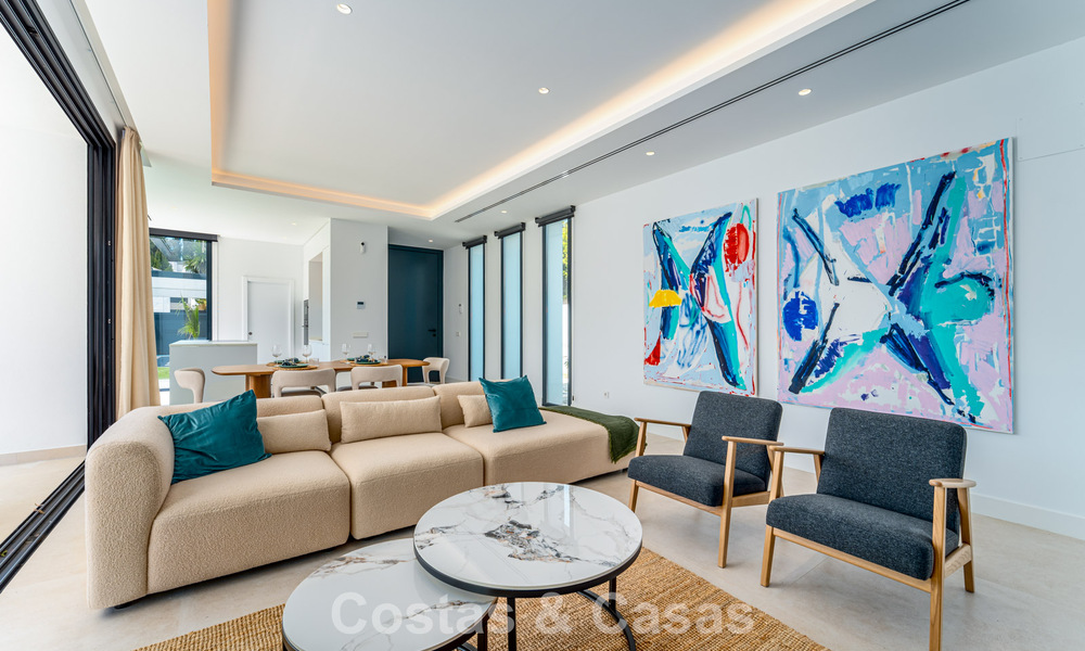 Luxury modern designer villa with swimming pool for sale on the New Golden Mile, Close to San Pedro - Marbella 802819