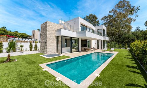 Luxury modern designer villa with swimming pool for sale on the New Golden Mile, Close to San Pedro - Marbella 802830