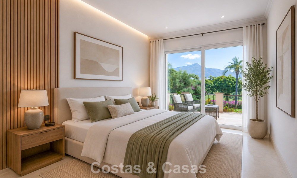 Semi-detached villa with excellent potential for sale, frontline golf in Nueva Andalucía, Marbella 802865