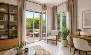 Semi-detached villa with excellent potential for sale, frontline golf in Nueva Andalucía, Marbella 802867 