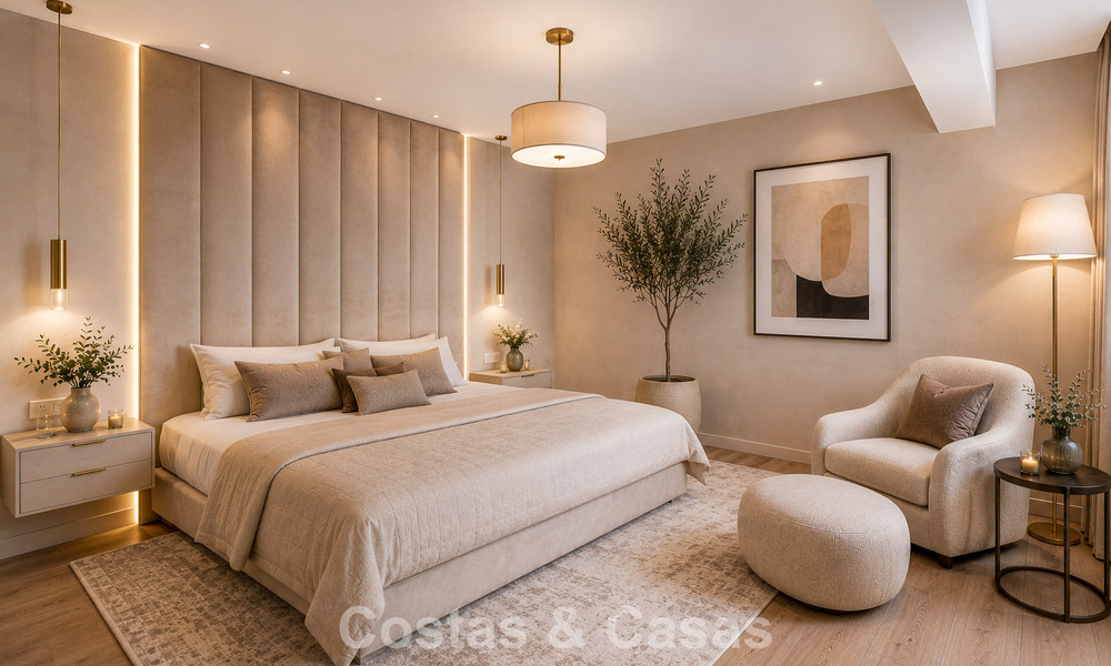 Semi-detached villa with excellent potential for sale, frontline golf in Nueva Andalucía, Marbella 802868
