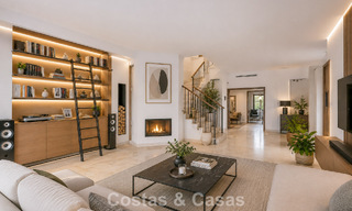 Semi-detached villa with excellent potential for sale, frontline golf in Nueva Andalucía, Marbella 802869 