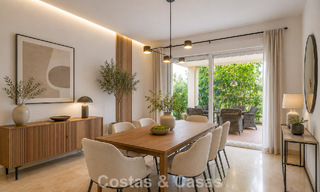 Semi-detached villa with excellent potential for sale, frontline golf in Nueva Andalucía, Marbella 802870 