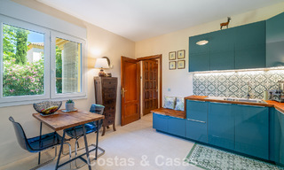 Semi-detached villa with excellent potential for sale, frontline golf in Nueva Andalucía, Marbella 802895 