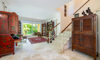 Semi-detached villa with excellent potential for sale, frontline golf in Nueva Andalucía, Marbella 802899 