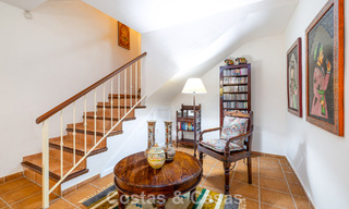 Semi-detached villa with excellent potential for sale, frontline golf in Nueva Andalucía, Marbella 802931 