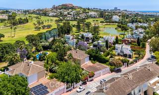 Semi-detached villa with excellent potential for sale, frontline golf in Nueva Andalucía, Marbella 802939 