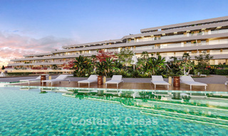 Modern new-build apartments walking distance to the beach with panoramic sea views for sale in La Cala de Mijas, Costa del Sol 802950 