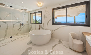 Exclusive, modern duplex penthouse with panoramic sea views for sale in Nueva Andalucía, Marbella 803045 