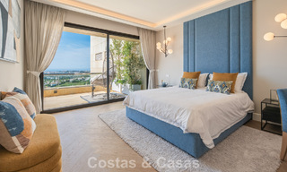 Exclusive, modern duplex penthouse with panoramic sea views for sale in Nueva Andalucía, Marbella 803052 