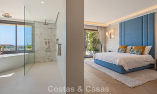 Exclusive, modern duplex penthouse with panoramic sea views for sale in Nueva Andalucía, Marbella 803054 