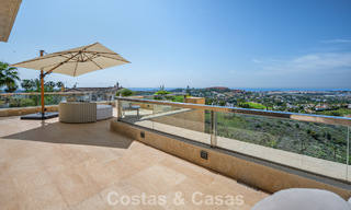 Exclusive, modern duplex penthouse with panoramic sea views for sale in Nueva Andalucía, Marbella 803061 