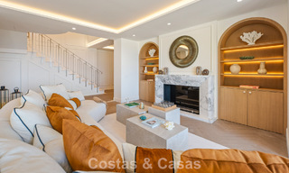 Exclusive, modern duplex penthouse with panoramic sea views for sale in Nueva Andalucía, Marbella 803066 