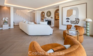 Exclusive, modern duplex penthouse with panoramic sea views for sale in Nueva Andalucía, Marbella 803067 
