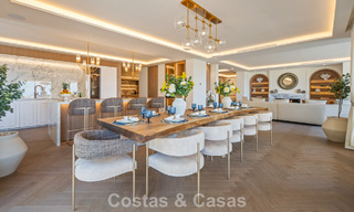 Exclusive, modern duplex penthouse with panoramic sea views for sale in Nueva Andalucía, Marbella 803069 