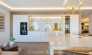 Exclusive, modern duplex penthouse with panoramic sea views for sale in Nueva Andalucía, Marbella 803071 