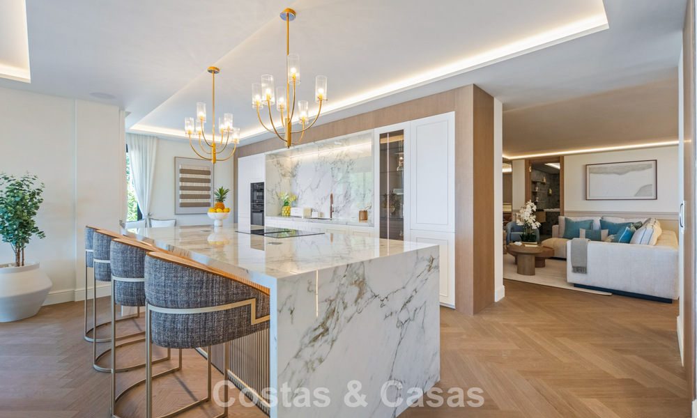 Exclusive, modern duplex penthouse with panoramic sea views for sale in Nueva Andalucía, Marbella 803072