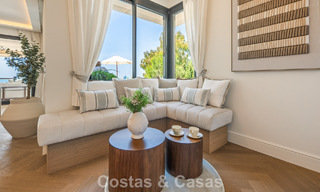 Exclusive, modern duplex penthouse with panoramic sea views for sale in Nueva Andalucía, Marbella 803074 
