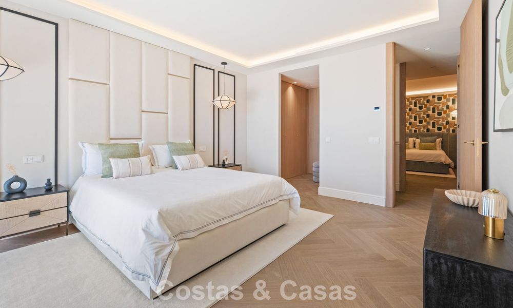 Exclusive, modern duplex penthouse with panoramic sea views for sale in Nueva Andalucía, Marbella 803094
