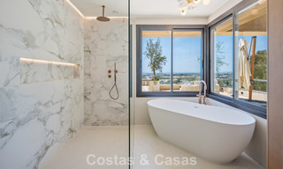 Exclusive, modern duplex penthouse with panoramic sea views for sale in Nueva Andalucía, Marbella 803106 
