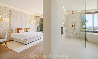 Exclusive, modern duplex penthouse with panoramic sea views for sale in Nueva Andalucía, Marbella 803109 