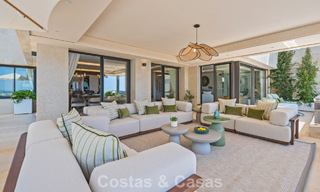 Exclusive, modern duplex penthouse with panoramic sea views for sale in Nueva Andalucía, Marbella 803115 