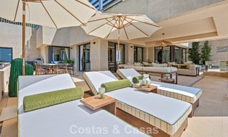 Exclusive, modern duplex penthouse with panoramic sea views for sale in Nueva Andalucía, Marbella 803116 