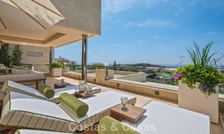 Exclusive, modern duplex penthouse with panoramic sea views for sale in Nueva Andalucía, Marbella 803117 