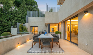 Exclusive, modern duplex penthouse with panoramic sea views for sale in Nueva Andalucía, Marbella 803124 