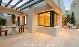 Exclusive, modern duplex penthouse with panoramic sea views for sale in Nueva Andalucía, Marbella 803127 