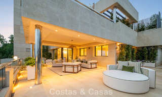 Exclusive, modern duplex penthouse with panoramic sea views for sale in Nueva Andalucía, Marbella 803129 