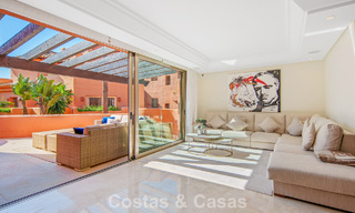 First-class duplex penthouse for sale in a beachfront development in Los Monteros, East Marbella 803202 