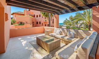 First-class duplex penthouse for sale in a beachfront development in Los Monteros, East Marbella 803226 