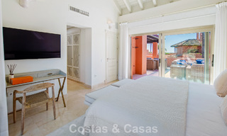 First-class duplex penthouse for sale in a beachfront development in Los Monteros, East Marbella 803233 