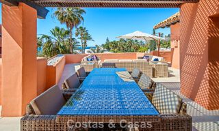 First-class duplex penthouse for sale in a beachfront development in Los Monteros, East Marbella 803237 