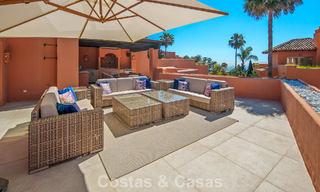 First-class duplex penthouse for sale in a beachfront development in Los Monteros, East Marbella 803240 