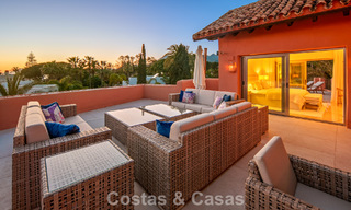 First-class duplex penthouse for sale in a beachfront development in Los Monteros, East Marbella 803249 