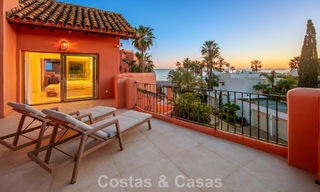First-class duplex penthouse for sale in a beachfront development in Los Monteros, East Marbella 803250 