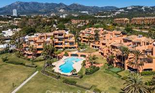 First-class duplex penthouse for sale in a beachfront development in Los Monteros, East Marbella 803252 
