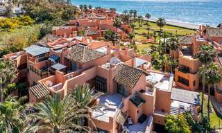 First-class duplex penthouse for sale in a beachfront development in Los Monteros, East Marbella 803256 