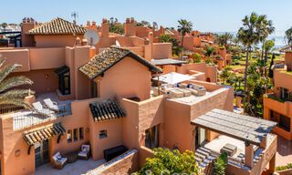 First-class duplex penthouse for sale in a beachfront development in Los Monteros, East Marbella 803258 