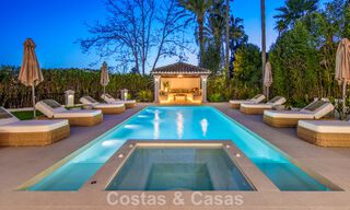 Luxurious mediterranean villa for sale, frontline golf in a prestigious urbanisation in Nueva Andalucía, Marbella 803261 