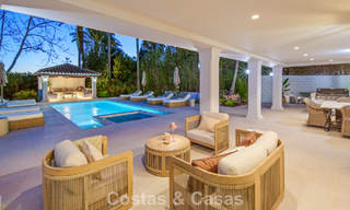 Luxurious mediterranean villa for sale, frontline golf in a prestigious urbanisation in Nueva Andalucía, Marbella 803262 
