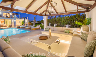 Luxurious mediterranean villa for sale, frontline golf in a prestigious urbanisation in Nueva Andalucía, Marbella 803263 