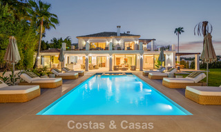 Luxurious mediterranean villa for sale, frontline golf in a prestigious urbanisation in Nueva Andalucía, Marbella 803264 
