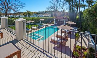 Luxurious mediterranean villa for sale, frontline golf in a prestigious urbanisation in Nueva Andalucía, Marbella 803283 