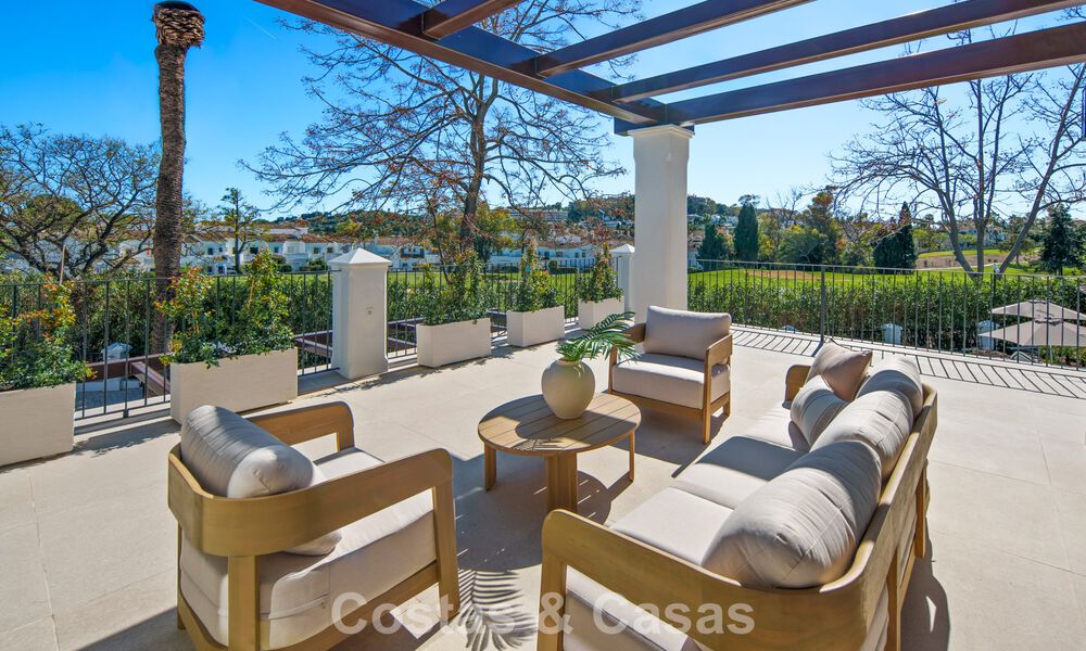 Luxurious mediterranean villa for sale, frontline golf in a prestigious urbanisation in Nueva Andalucía, Marbella 803292